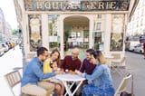 A relaxed Paris morning after the tour