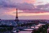 A Paris landmark in early light